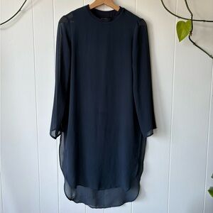 Zara Navy Tunic Dress | Size XS